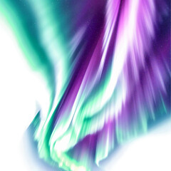 Aurora, transparent background, isolated image, generative AI