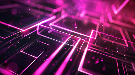 Fototapeta premium Black and Magenta abstract shape background presentation design. PowerPoint and Business background.
