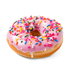 Colorful Sprinkled Donut