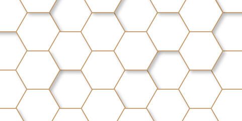 Abstract background with hexagons Abstract hexagon polygonal pattern background vector. seamless bright white abstract honeycomb background.