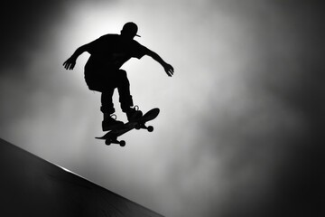 Fototapeta na wymiar skateboarding sport 