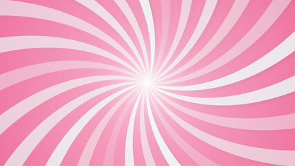Obraz premium Pink popular twist rotate ray background. Colorful retro background of swirling lines