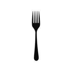 Fork vector silhouette