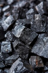 Close up of coal