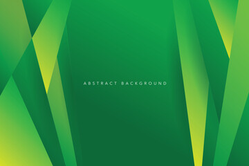 Abstract green light and dark color gradient background. Modern minimalist background design template.