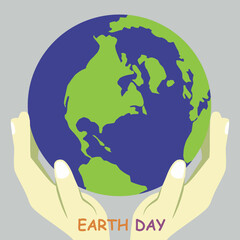  EARTH DAY, planet biru, Close up of senior hands giving small planet earth