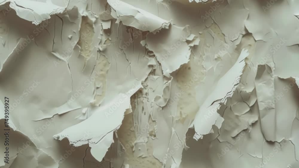 Poster close up of a wall with peeling paint, suitable for background use.