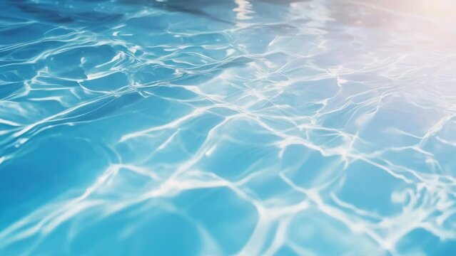 Clear pool water, perfect for summer designs.