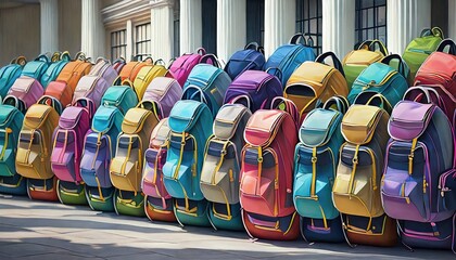 Obraz premium bags in shop