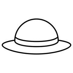 summer hat icon
