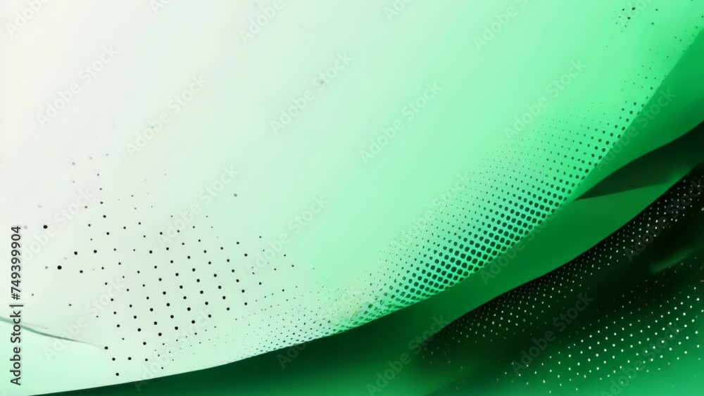 Poster Abstract background with green and black dots, suitable for various design projects.
