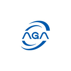 AGA logo. A G A design. White AGA letter. AGA, A G A letter logo design. Initial letter AGA linked circle uppercase monogram logo. A G A letter logo vector design. top logo, Most Recent, Featured,
