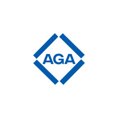 AGA logo. A G A design. White AGA letter. AGA, A G A letter logo design. Initial letter AGA linked circle uppercase monogram logo. A G A letter logo vector design. top logo, Most Recent, Featured,