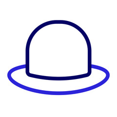 This is the cap icon from the Shopping icon collection with an Outline Color style