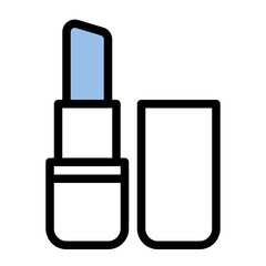 This is the lipstick icon from the Shopping icon collection with an Color Lineal Color style