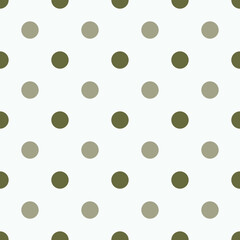 Small green polka dot seamless pattern background