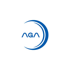 AGA logo. A G A design. White AGA letter. AGA, A G A letter logo design. Initial letter AGA linked circle uppercase monogram logo. A G A letter logo vector design. top logo, Most Recent, Featured,
