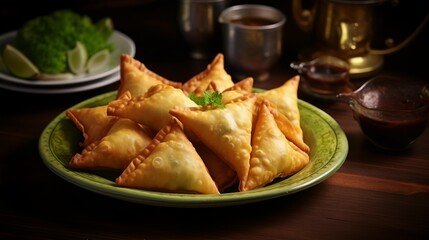 A Beautiful Picture of Samosa Spicy smosa iftaari dish  Indian ramadan food, Pakistani Iftar meal.