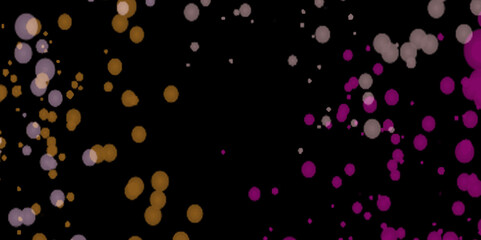 Abstract Splash Explosive Escapade II Disorderly Color Riot Chaos in Technicolor. Bright rainbow handprints on black background and paint drops.