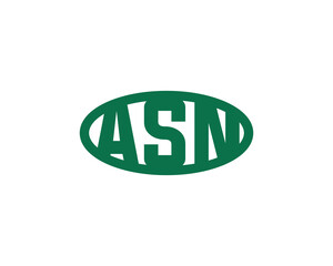 ASN logo design vector template