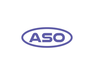 ASO logo design vector template