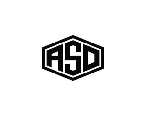 ASO logo design vector template