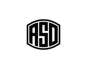 ASO logo design vector template