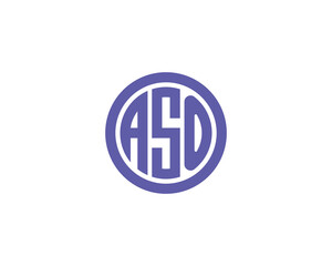 ASO logo design vector template