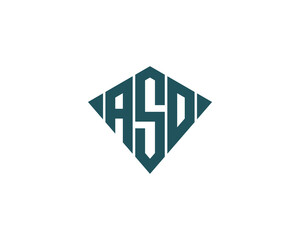 ASO logo design vector template