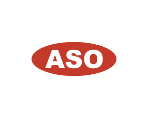 ASO logo design vector template