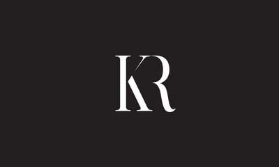 KR, RK, K, R Abstract Letters Logo Monogram	