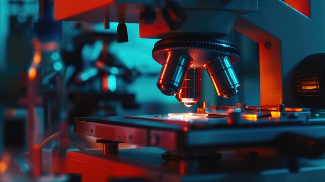 Visuals illustrating materials science lab techniques such as microscopy, spectroscopy, rheology, and mechanical testing to study the structure and behavior of materials