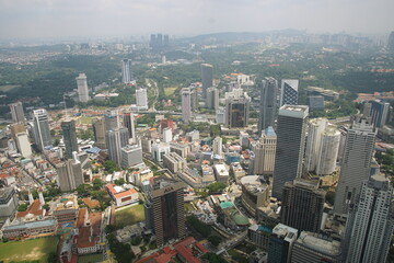 Fototapeta premium クアラルンプール KLタワーからの風景