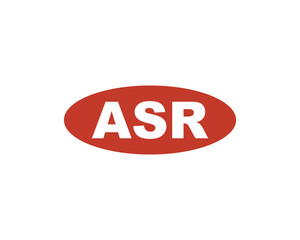 ASR Logo design vector template