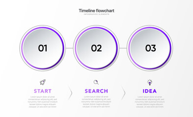 Timeline infographic design with options or steps. Infographics for business concept. Can be used for presentations workflow layout, banner, process, diagram, flow chart, info graph, annual report.