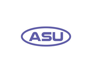 ASU Logo design vector template
