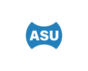 ASU Logo design vector template