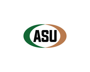 ASU Logo design vector template