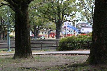 Naklejka premium 公園