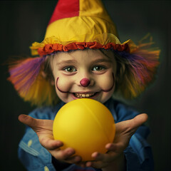 child clown
