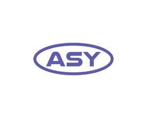 ASY Logo design vector template