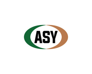 ASY Logo design vector template