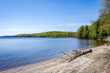 Bon Echo Provincial Park landscape image with Mazinaw lake view in Ontario, Canada.