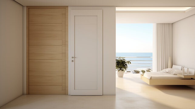 Modern luxury room wooden interior