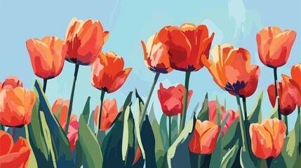 tulips illustration