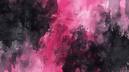 Black and Pink watercolor texture