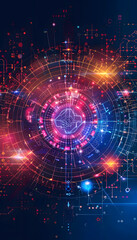 Fototapeta premium Technology Background