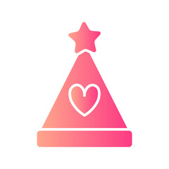 party hat gradient icon