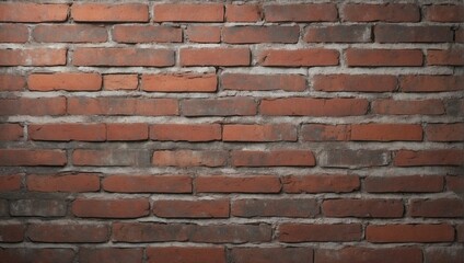 Vintage Red Brick Wall Background for Art Prints. AI Generated 