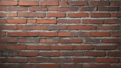 Fototapeta premium Vintage Red Brick Wall Background for Art Prints. AI Generated 
